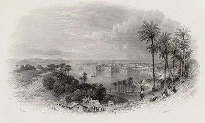 Bombay Indien, graviert von A. Willmore (1814-88)